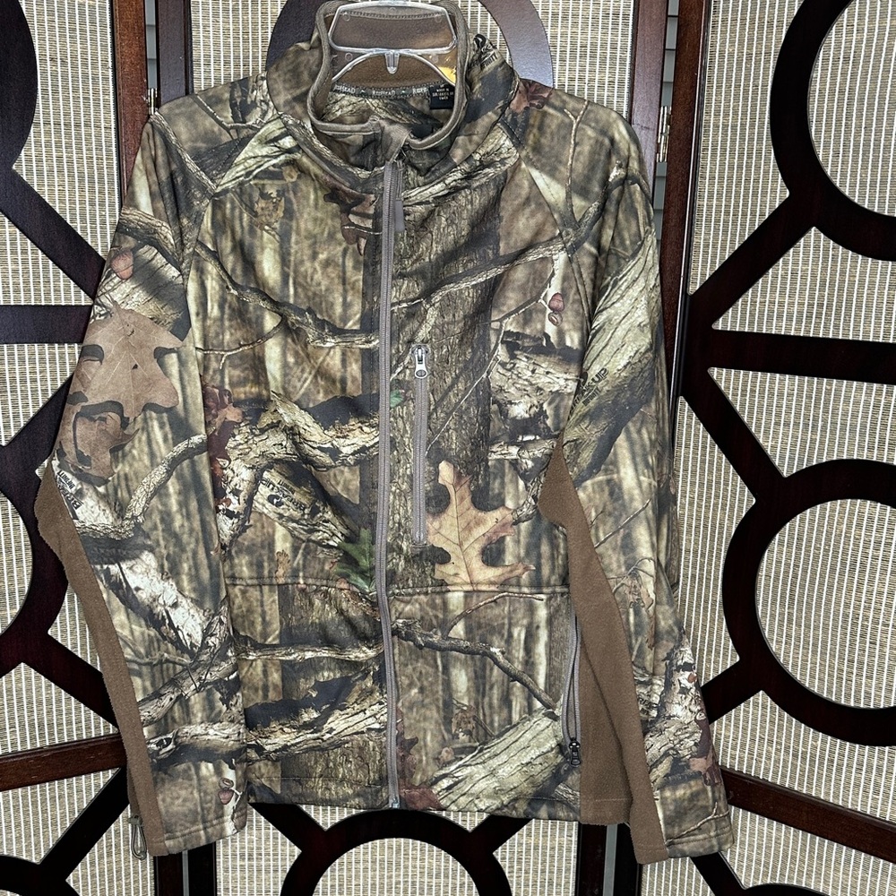 RedHead Men’s RealTree Camo Mid-Weight Fleece Shell Zip-Up Jacket - Size Medium